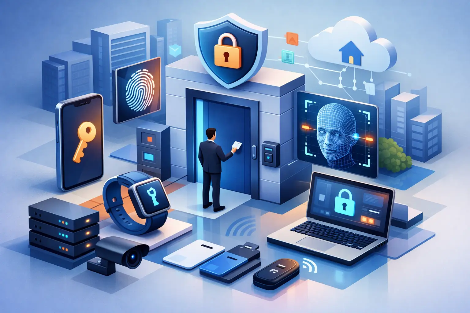 A common digital rights layer connecting ticketing, identity and access-control systems to a mobile wallet.